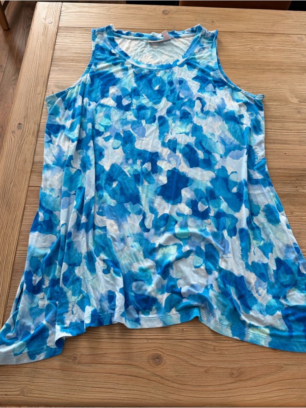 LOGO LAYERS Women’s Top Sleeveless Blue size XL